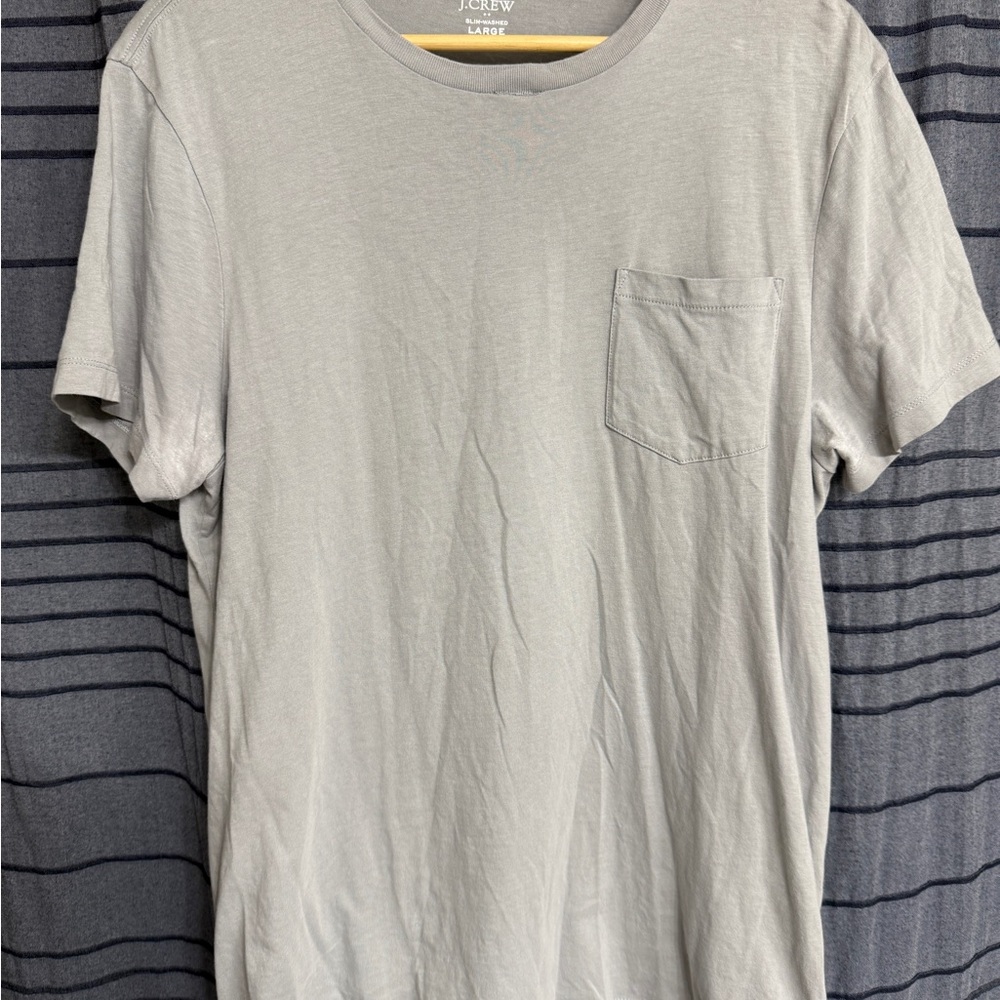 J. Crew Gray Short Sleeve Tee